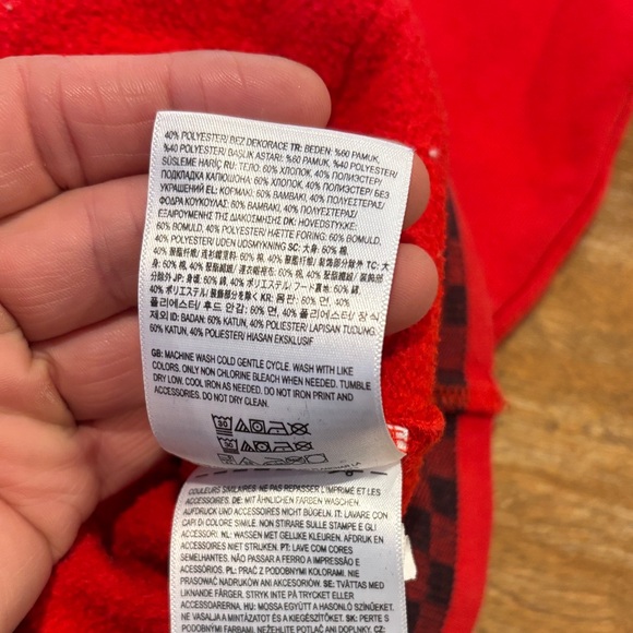 Vans Red Mickey Mouse Kids Hoodie - Picture 5 of 10